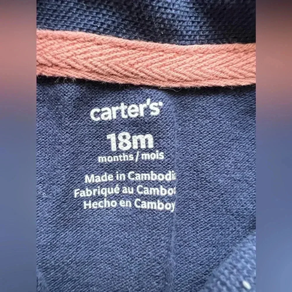 BUNDLE: Carter’s | 2- baby boy polo shirts. Size: 18M.